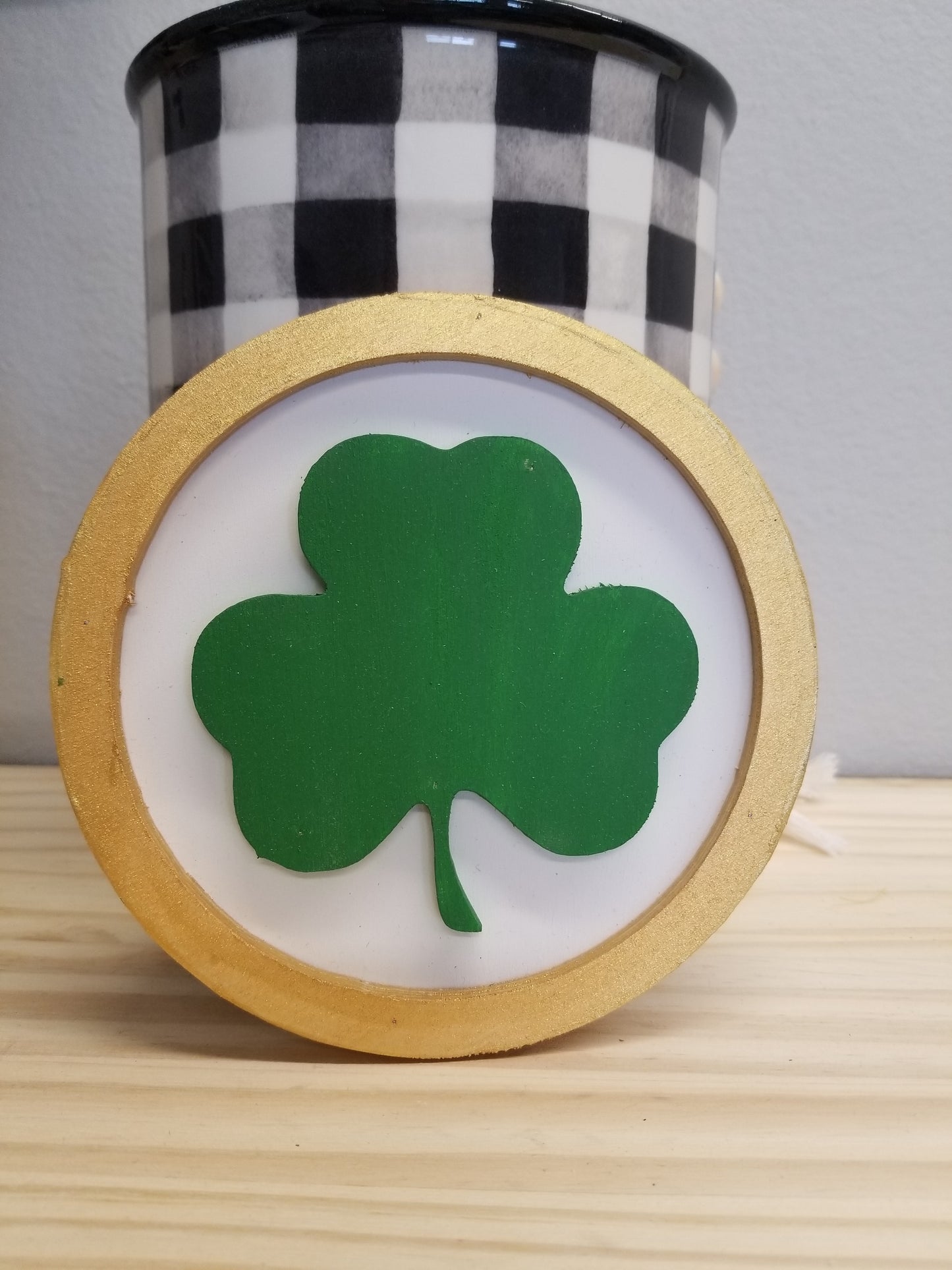 Shamrock Tiered Tray Sign