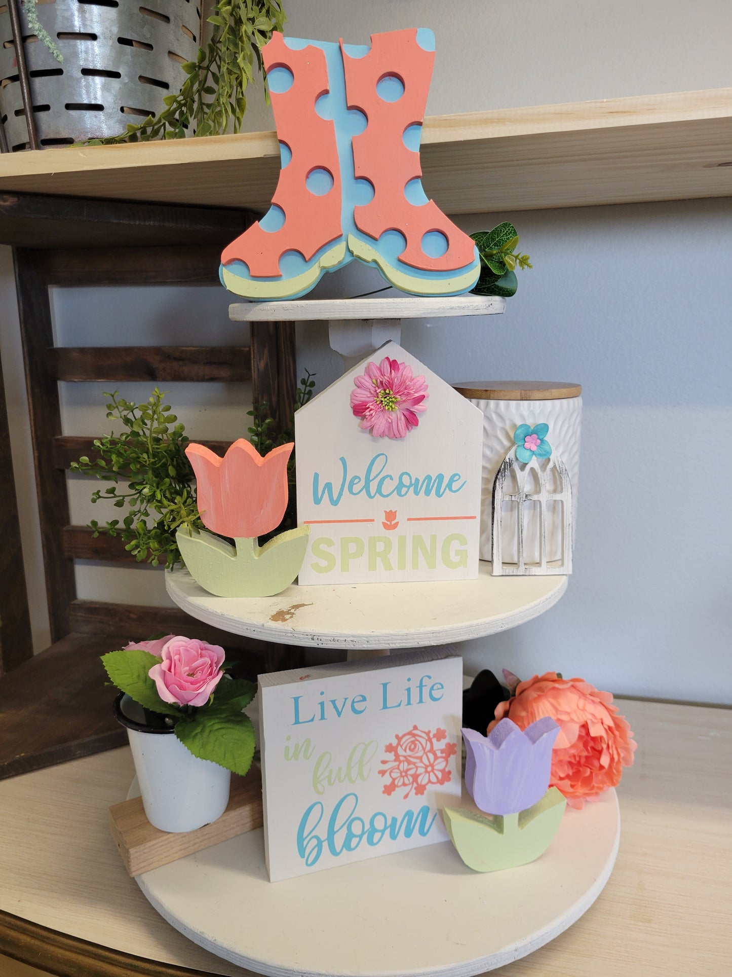 Spring Tiered Tray Take Home Kit