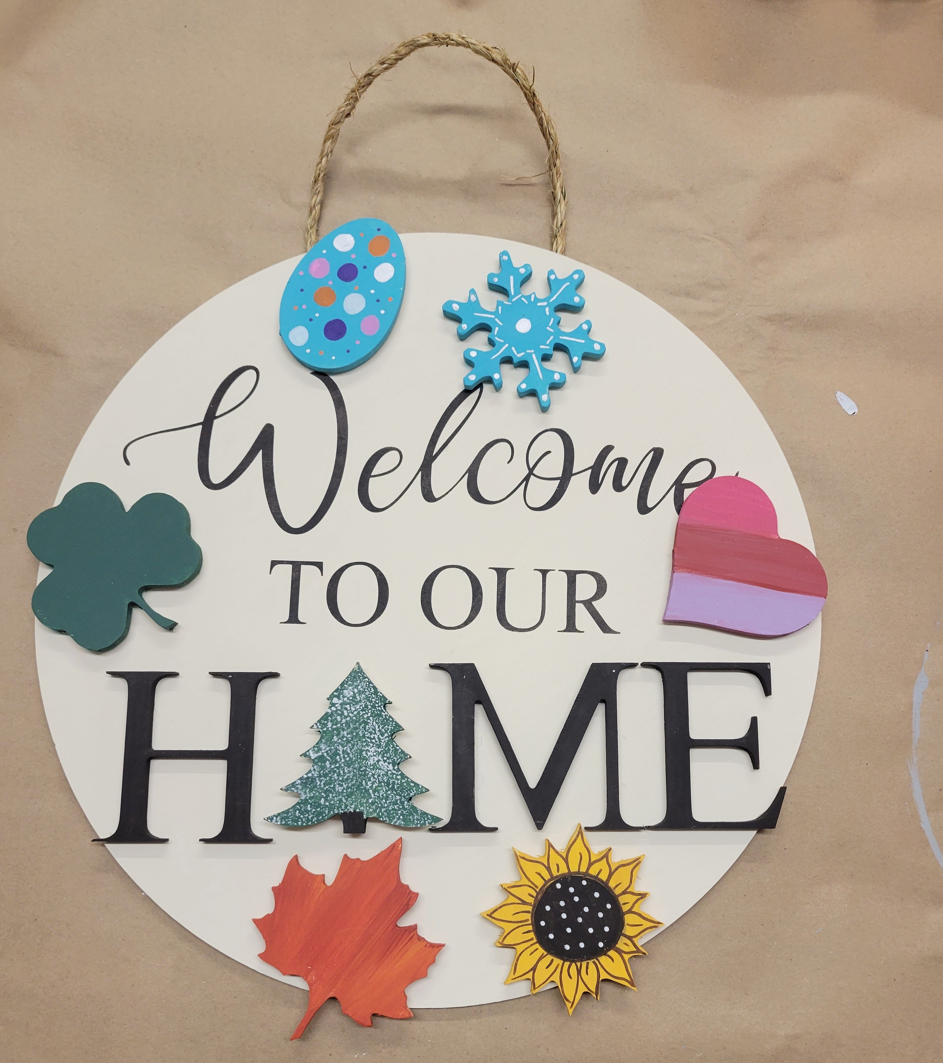 Interchangeable Home Sign Take Home Kit