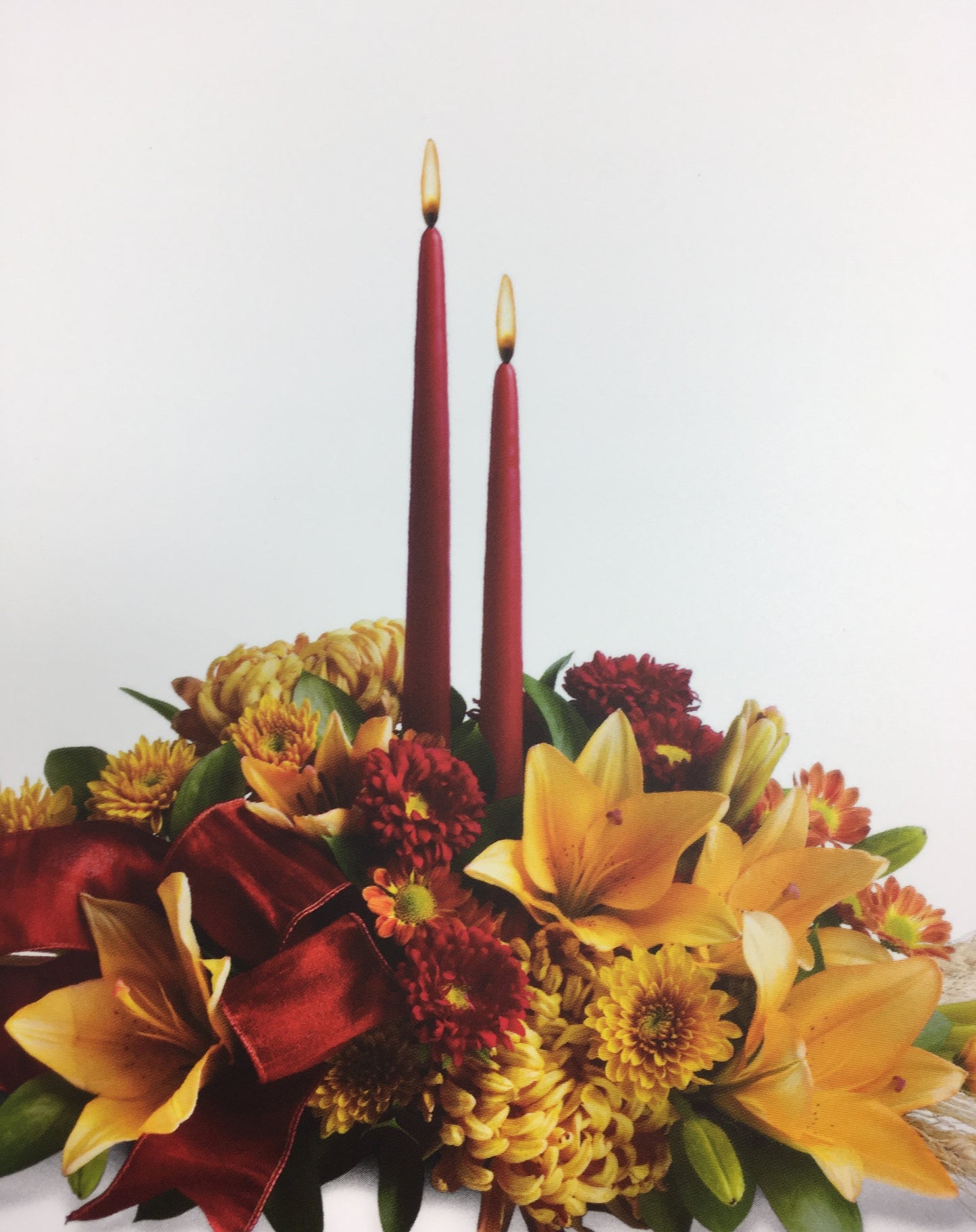 NOV. 25th-Fresh Thanksgiving Candle Centerpiece