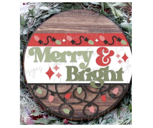 Merry and Bright Doorhanger Kit