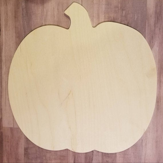 Pumpkin Shaped Wood Blank
