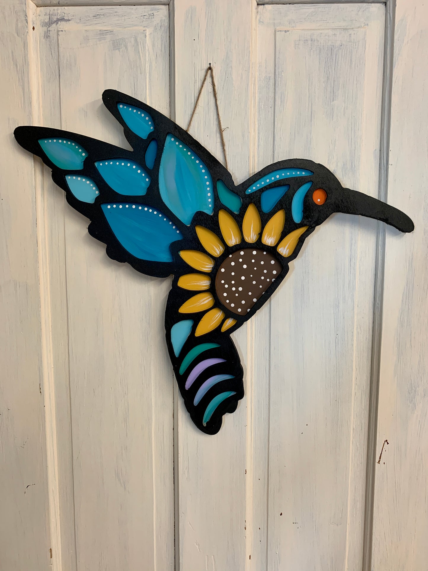 Hummingbird Door Hanger