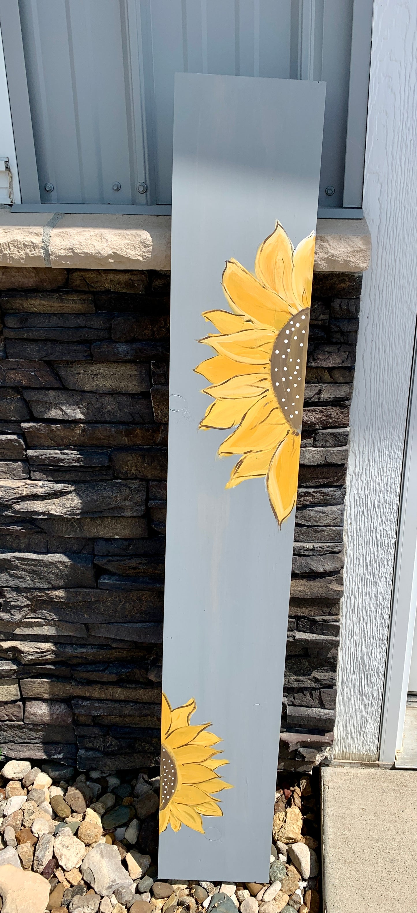 Sunflower Porch leaner sign