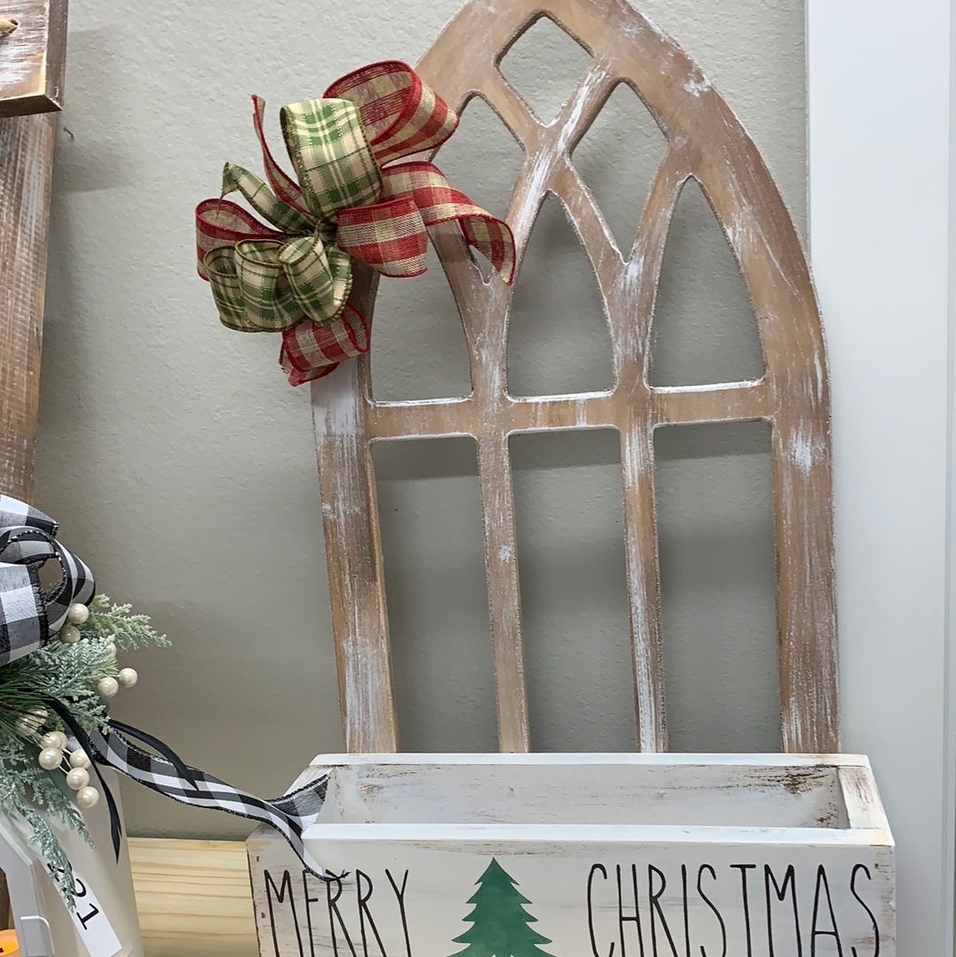 Merry Christmas Window Box