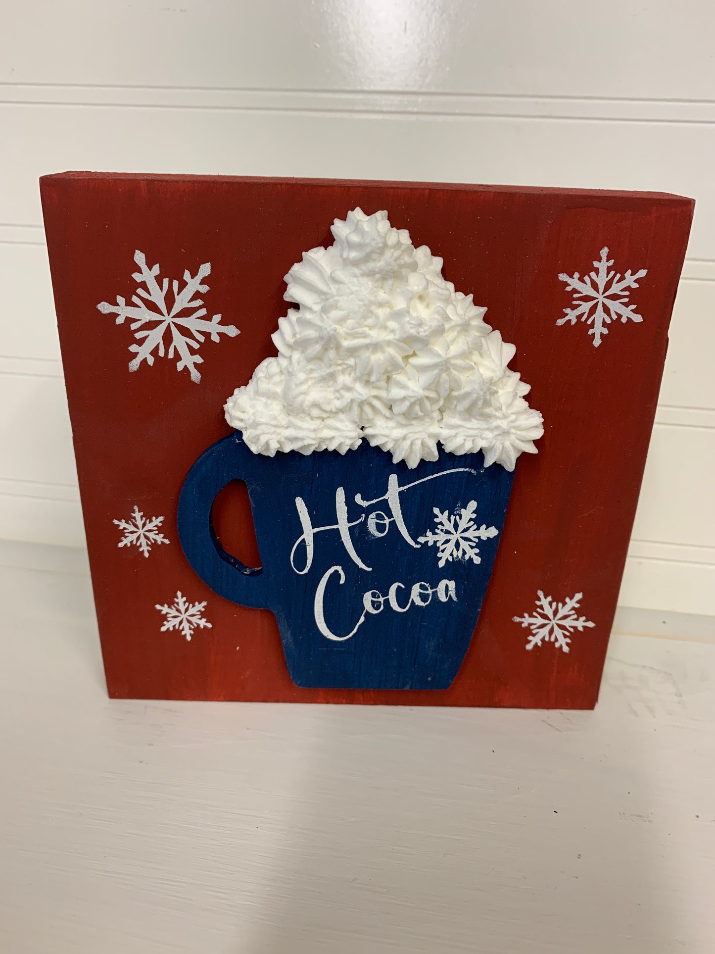 Hot Cocoa with faux whipped