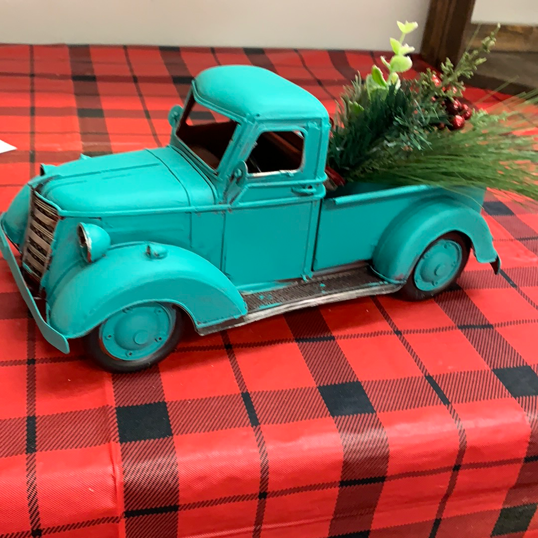 Teal truck