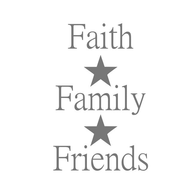 Faith Family Friends - Star